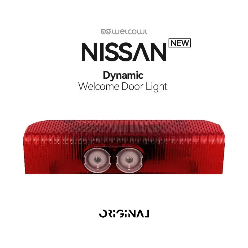 GPRGIT Welcome Door Light for MAXIMA TERRA Altima TITAN NAVARA Pathfinder QUEST Leds Shadow Puddle Dual Lens Dynamic Car Lamp Icon