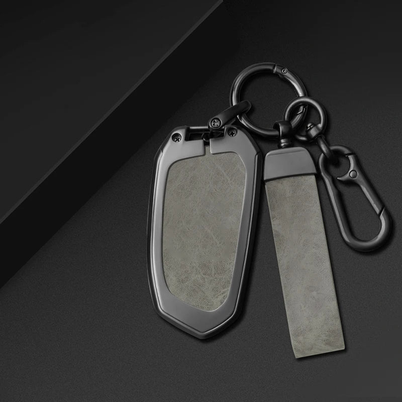 GPRGIT Metal Car Key Shell Cover Case for Cadillac Escalade CT4 CT4-V CT5 XTS CT6 C8 for GMC Yukon 2021 2022 Remote Fob