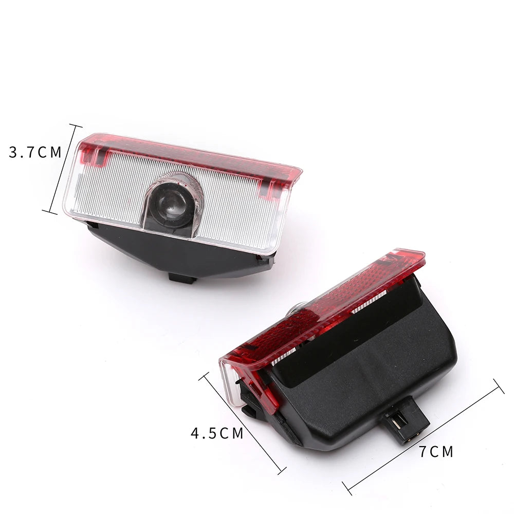 GPRGIT Car Door LED Logo Projector Lights for Benz Accessory Wireless Welcome Emblem Lamp Ghost 3D Lights Puddle Lights