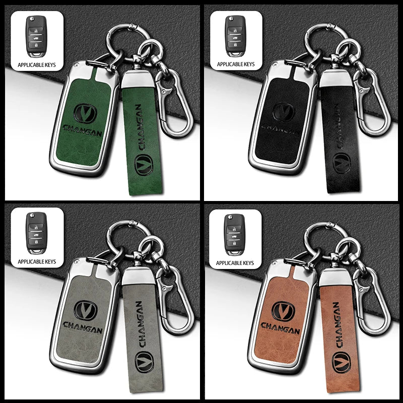 GPRGIT Flip Car Key Case Cover Holder for Changan CS15 Eado Raeton Benben Benni E- Star Alsvin CS35 Plus CS55 CS75 CX70 Accessory
