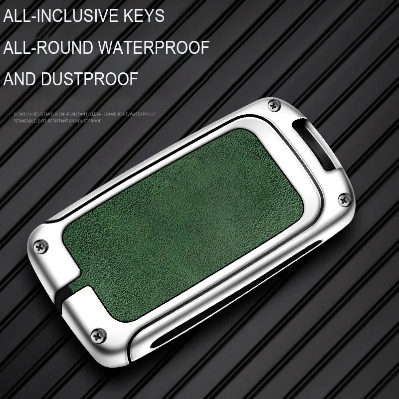 GPRGIT Zinc Alloy Leather Car Logo Key Case Cover Shell for Mazda 3 Alexa CX4 CX5 CX8