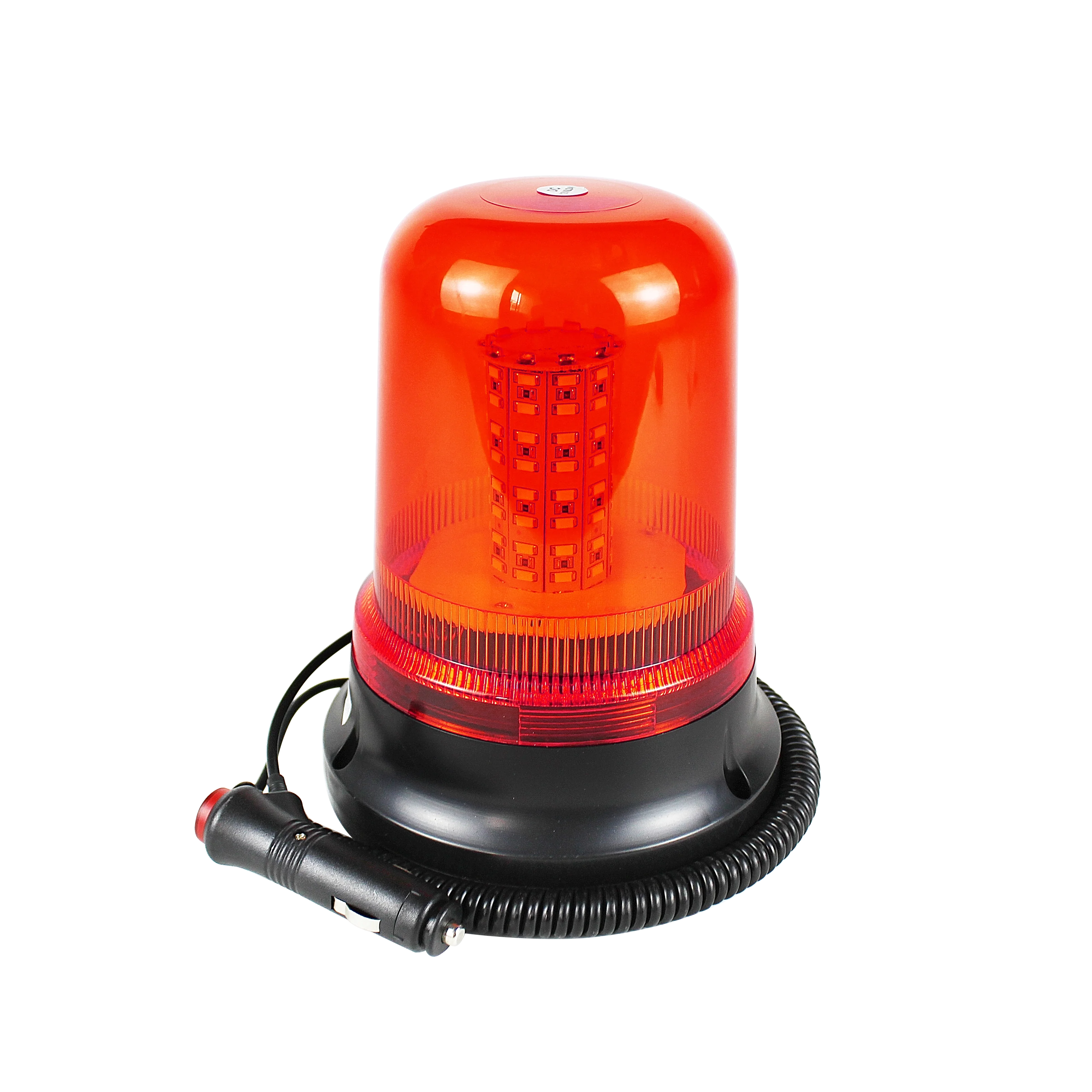 New 80 LED Strobe Beacon Light for Forklift Emergency Warning Flashing Construction Vehicles with Magnet and Rotating Lamp