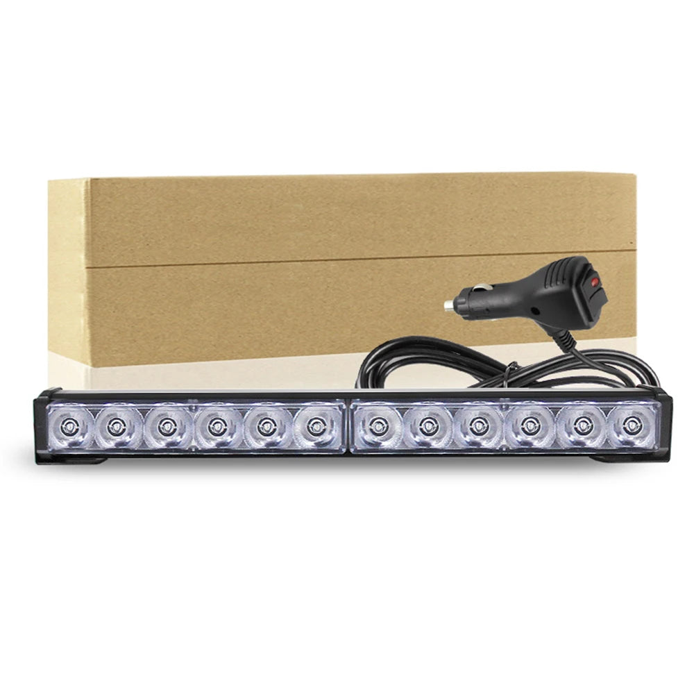 Hot Sale 111cm 43.7in 6p 108w Auto Led Warning Work Light Bar Car Truck Roof Grid Strobe Drl Flashing Emergency Lamp 12v 24v