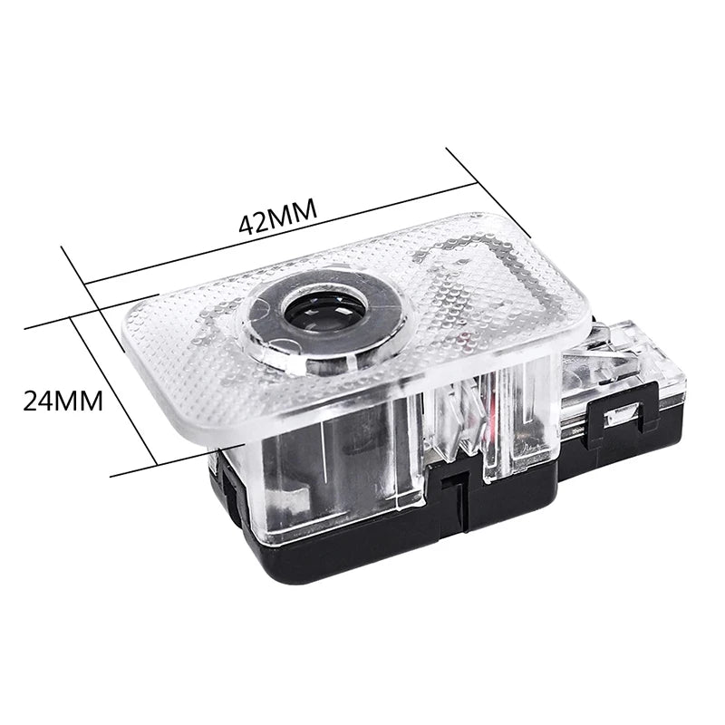 GPRGIT Car LED Door Welcome Light Laser Projector Door Light for Volvo V60 2014-2018 V40 XC60 XC90 S80 S60 2018 S80L S60L Lamp