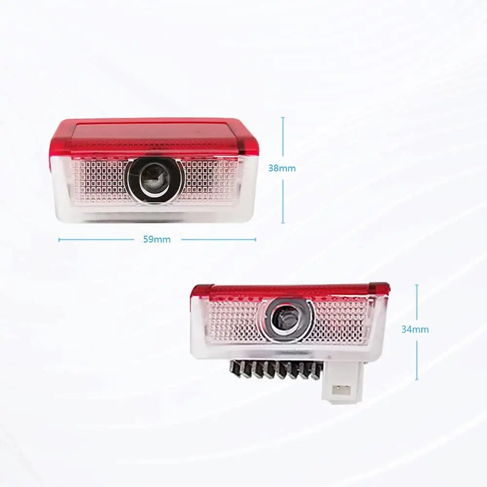 GPRGIT LED Car Door Ghost Logo Projector Light for Mercedes Benz A C E M Class W176 W205 W212 W166 AMG E630 ML250 A180 C200