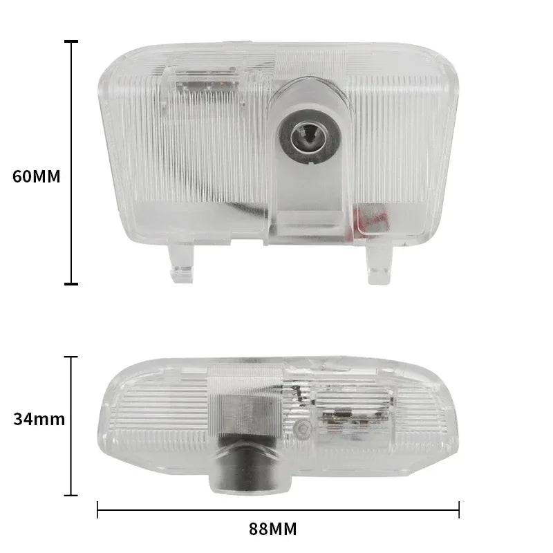 GPRGIT Wireless Car Door LED Logo Projector Welcome Emblem Lamp 3D Puddle Lights for Mazda