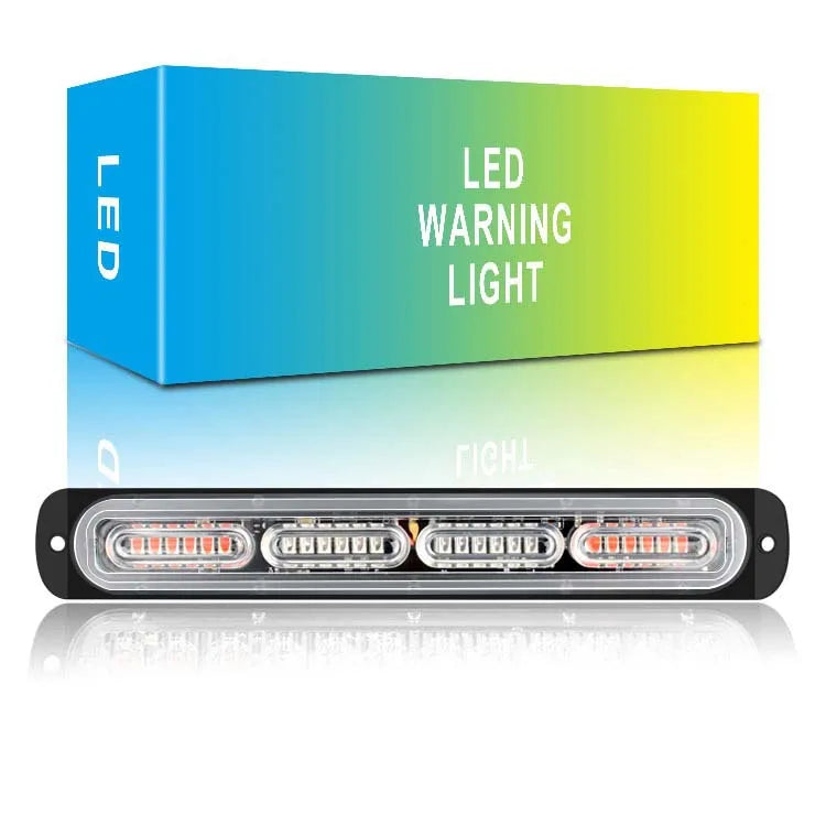 GPRGIT Automotive 12V-24V 24LED Light - Side Marker & Emergency Strobe - 72W, IP65, 3030 SMD, Aluminum, CE/ROHS