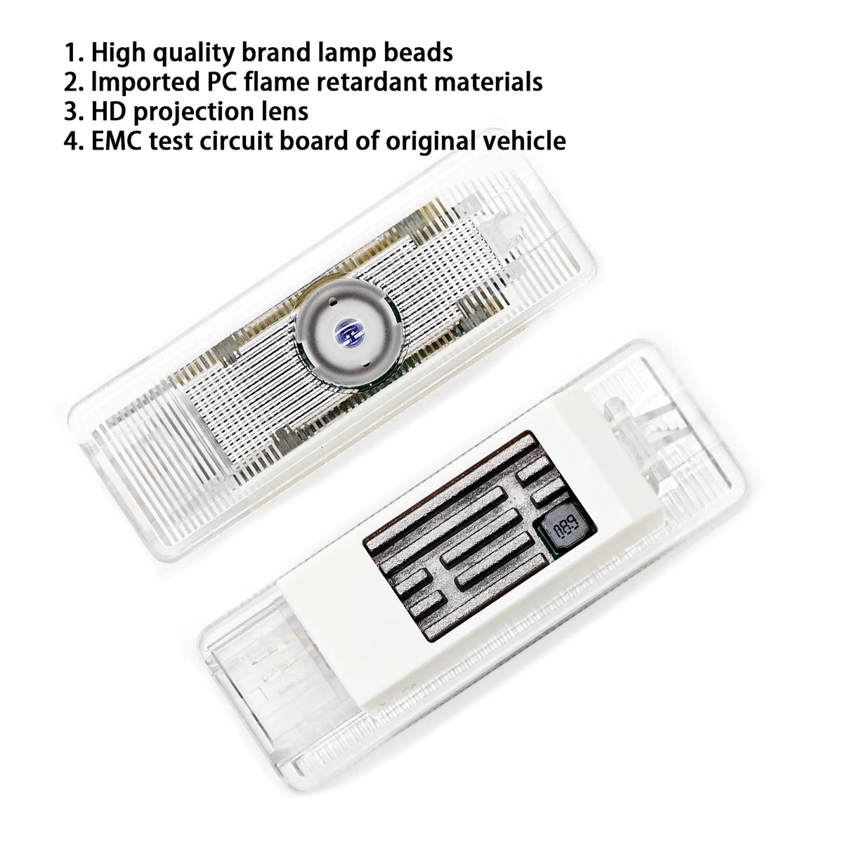 GPRGIT 5 Series LED Door Logo Light F01 F02 F03 F04 E65 E66 E67 E68 Ghost Welcome Lamp New Car Accessories