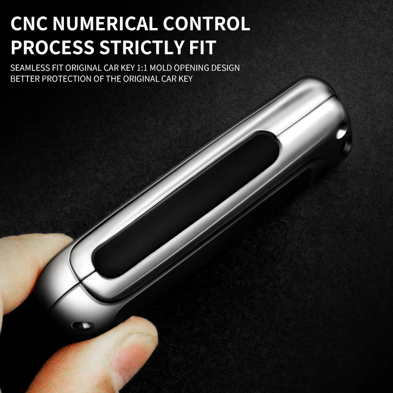 GPRGIT Alloy Leather Key Case Cover for Toyota Corolla RAV4 CHR C-HR Camry Crown Auris 200 Prado Land Cruiser Protector Bag