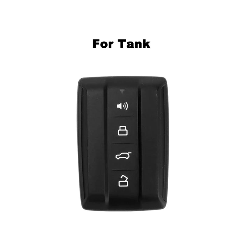 GPRGIT Zinc Alloy Leather Key Case Cover Shell for Tank 300 500 Tank300 Tank500 Great Wall GWM WEY Key Protector Fob Auto Accessories
