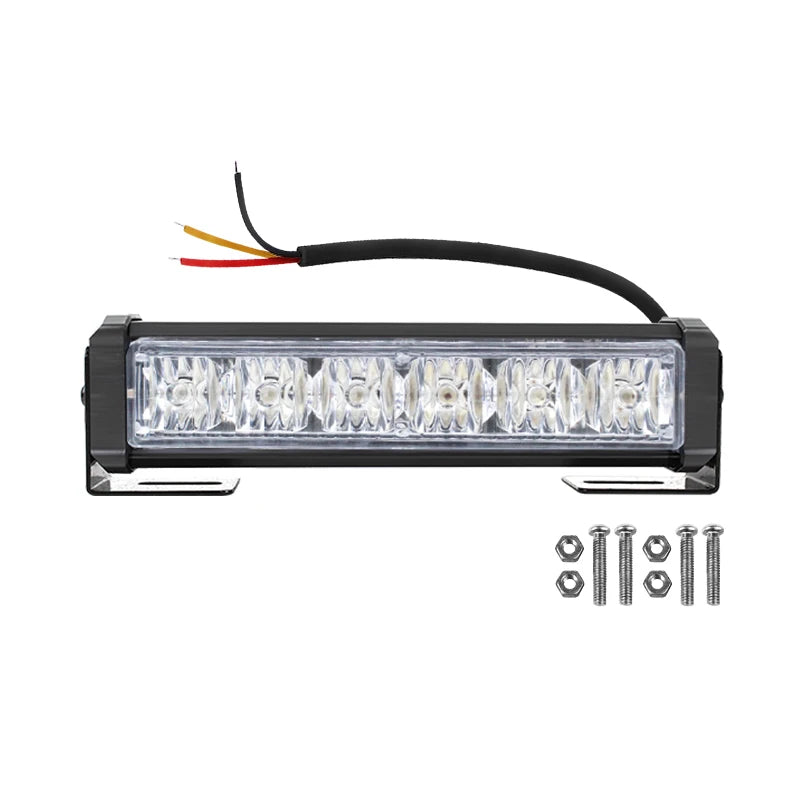 6W 9-30V LED Light Bar 6inch Auxiliary LED Lamp ultra Bright High Brightness Flash Light bar for Jeep/ Truck/ SUV/ Boat/ Offroad