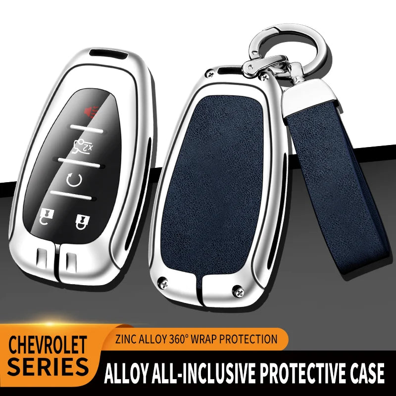 GPRGIT Custom Car Logo Key Case Fob for Chevrolet Onix Equino Orlando Cruze Spark Sonic Camaro Volt Bolt Trax Malibu Blazer Traverse