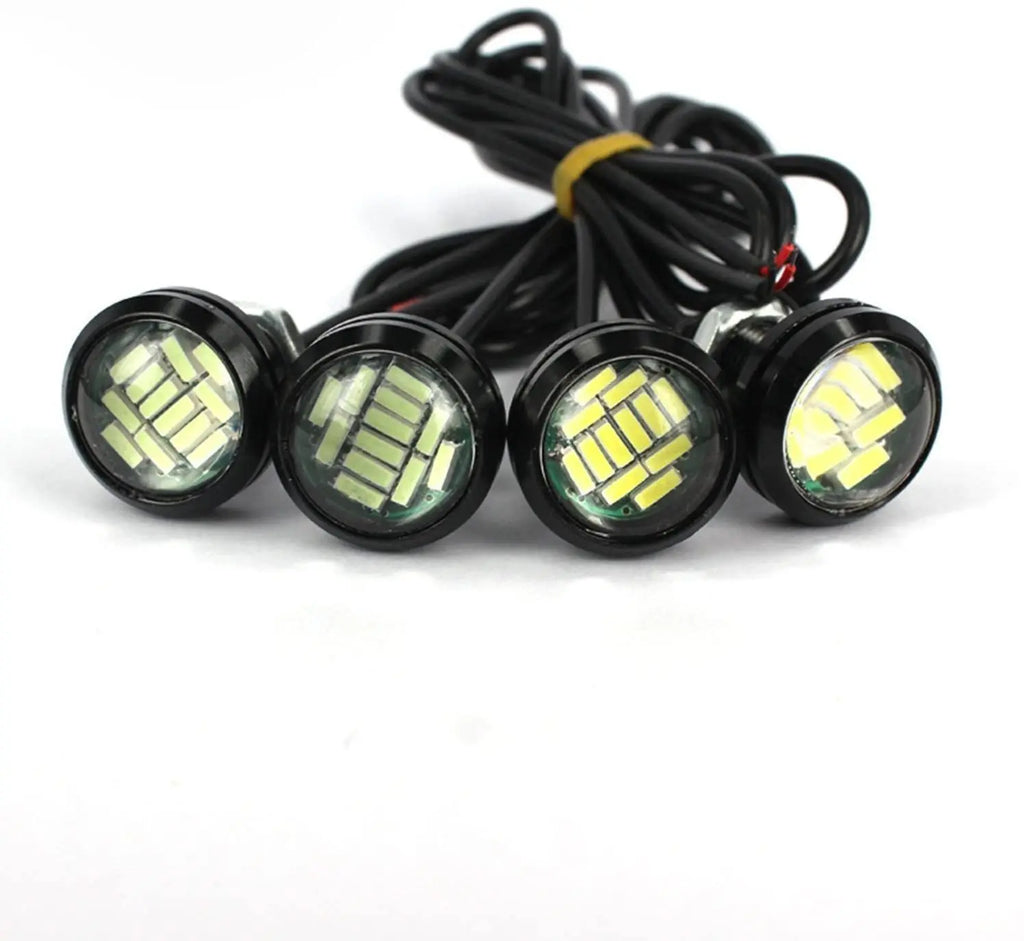 GPRGIT DRL LED License Plate Signal Lamp 18 23 MM Eagle Eye LED Light 12V