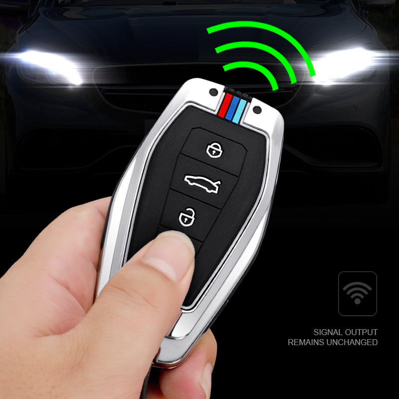 GPRGIT Zinc Alloy Car Key Fob Cover Case Shell Holder Set for Geely Coolray X6 Emgrand Global Hawk GX7 Car-Styling Remote Accessories