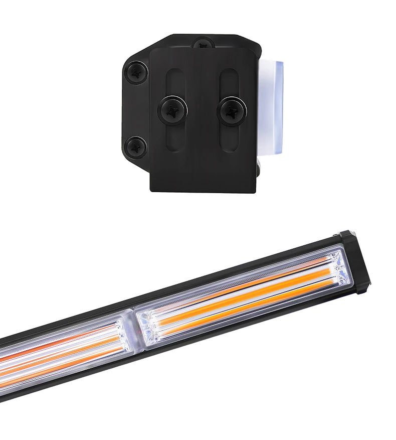 47inch Waterproof LED Strobe Light Bars Warning Traffic Advisor Emergency Flashing Light Bar for Vehicles Universal