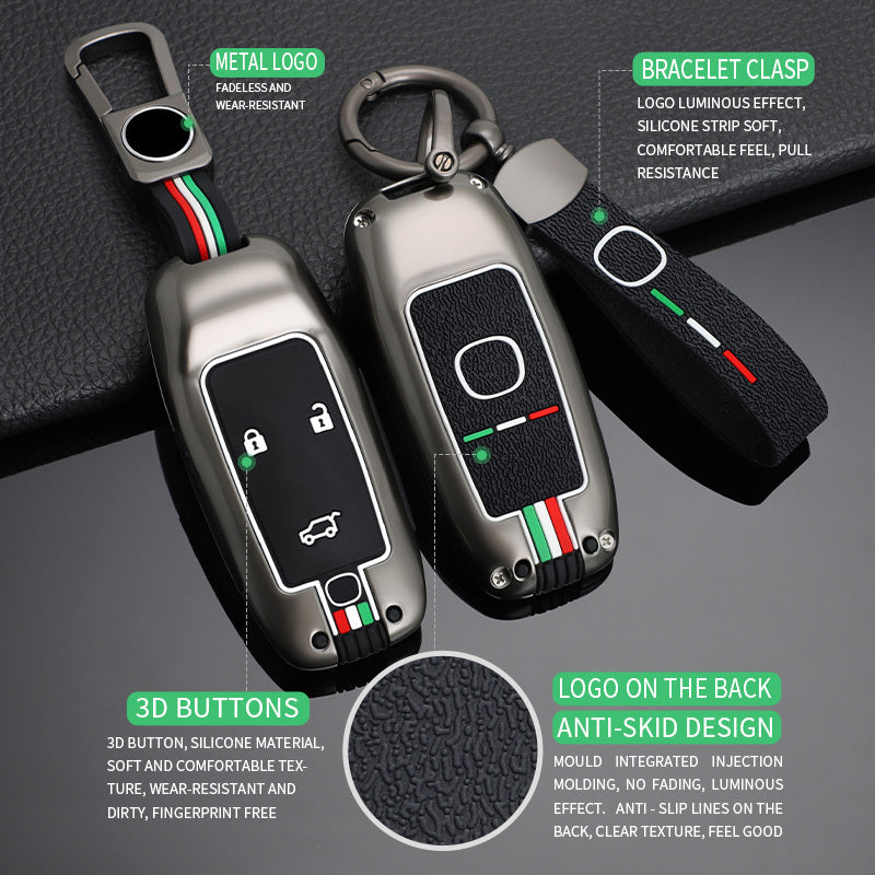 GPRGIT Zinc Alloy Car Key Case Smart Cover for Changan UNI-V/CS35 PLUS/E-Pro/CS55 PLUS/CS75 PLUS