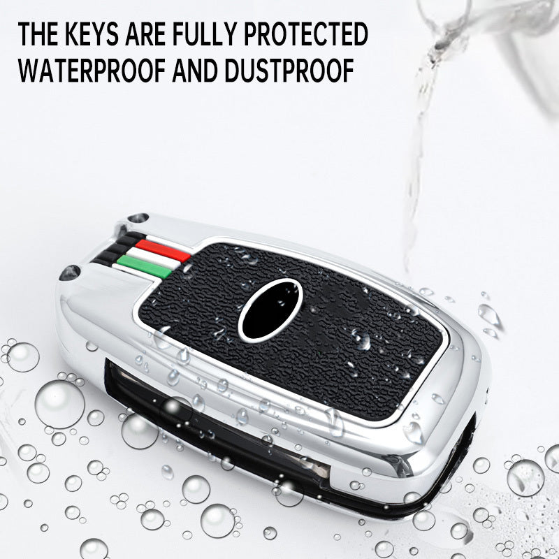 GPRGIT Zinc Alloy Folding Car Key Case Protector Cover for Hyundai Tucson Creta Ix25 I10 I20 I30 Verna Mistra Elantra Santa Fe