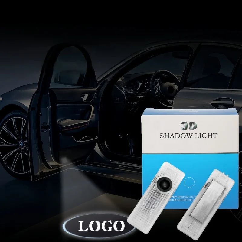 Wireless Car Custom Welcome Logo Light LED 3D Ghost Shadow Door Projector