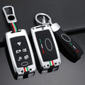 GPRGIT Zinc Alloy Car Key Case Cover Shell for Land Rover Range Rover Sport Discovery 3 4 Elander 2 Evoque 5 Buttons