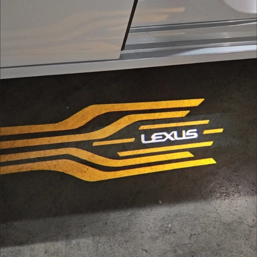 GPRGIT Car Door Welcome Light for Lexus LS/ES/RS/GS/LX/CT/RC/IS/UX/GX 12V Projection Light