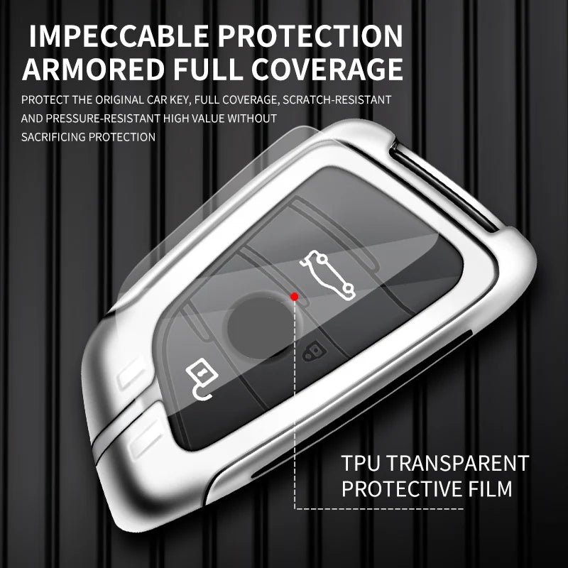 GPRGIT Leather Car Key Case for BMW F20/G20/G30/X1/X3/X4/X5/G05/X6