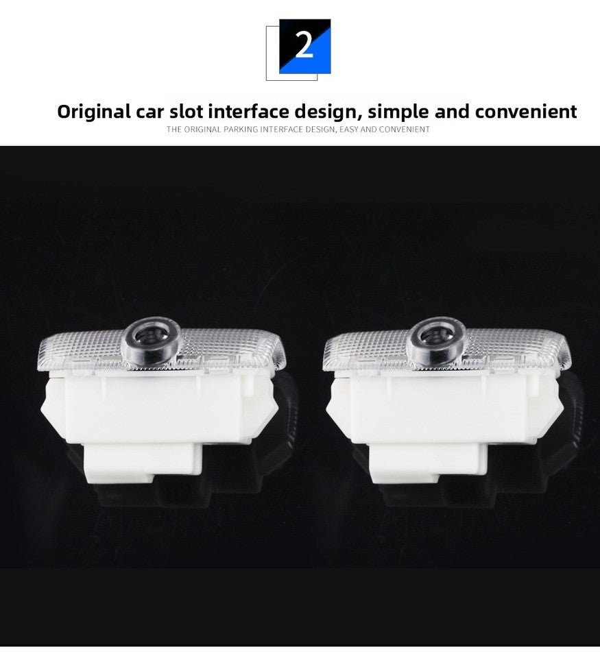 GPRGIT Wireless LED Door Welcome Light Laser Projector Logo Car Accessories for Nismo PATROL 2012-2017 TEANA 2008-2012