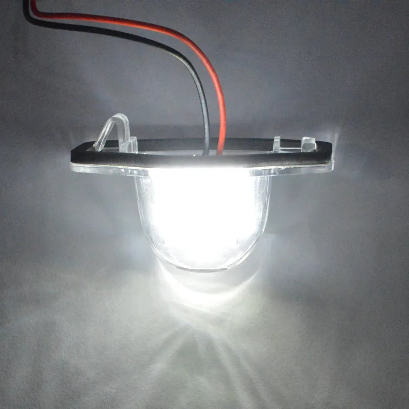 GPRGIT 2Pcs 12V 18LED License Plate Light for Honda Odyssey CRV Jazz FR-V Stream Insight 6500K