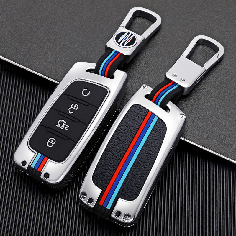 GPRGIT Metal Car Key Case Cover for Changan CS75 CS85 CS95 Plus Coupe 2017 2018 2019 Smart Protective Keyless Holder Fob Accessories