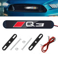 GPRGIT LED Front Grille Sign Badge Illuminated Emblem for Audi A8 Q1 Q2 Q3 Q4 Q5 1W 12V