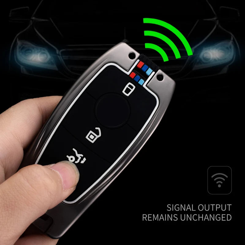 GPRGIT Smart Car Key Case Cover for Mercedes Benz E S Class W213 E200 E260 E300 GLA CLA GLC GLE GLB AMG