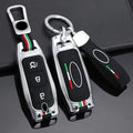 GPRGIT Zinc Alloy Car Key Cover Case for Ford Focus 3/4 ST, Mondeo MK5, Mustang, F-150, Explorer, Edge, Kuga MK3