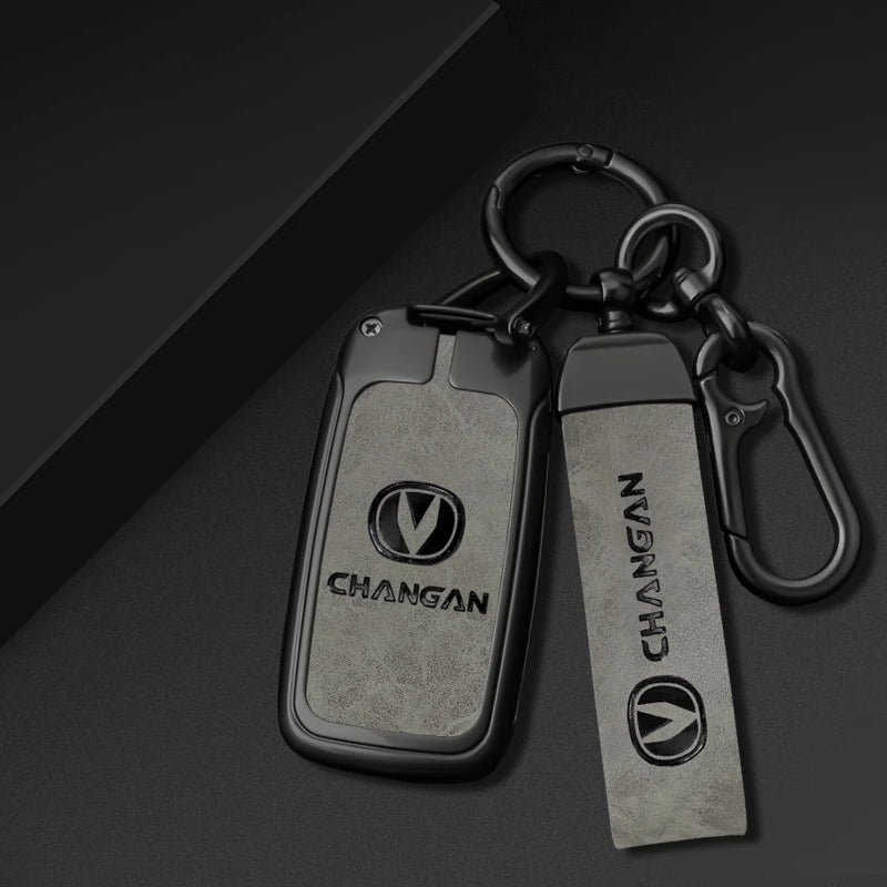 GPRGIT Flip Car Key Case Cover Holder for Changan CS15 Eado Raeton Benben Benni E- Star Alsvin CS35 Plus CS55 CS75 CX70