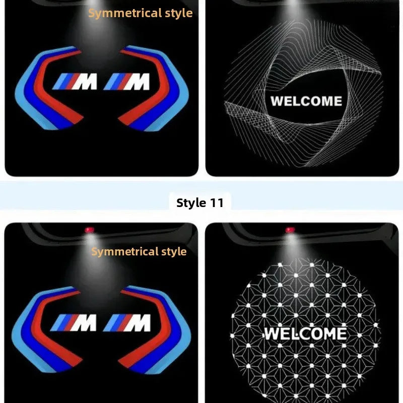 Suitable for BMW dynamic door welcome light 3GT 5 Series 1/4 Series 7x1 x2x3 x5 x6 530 projection light