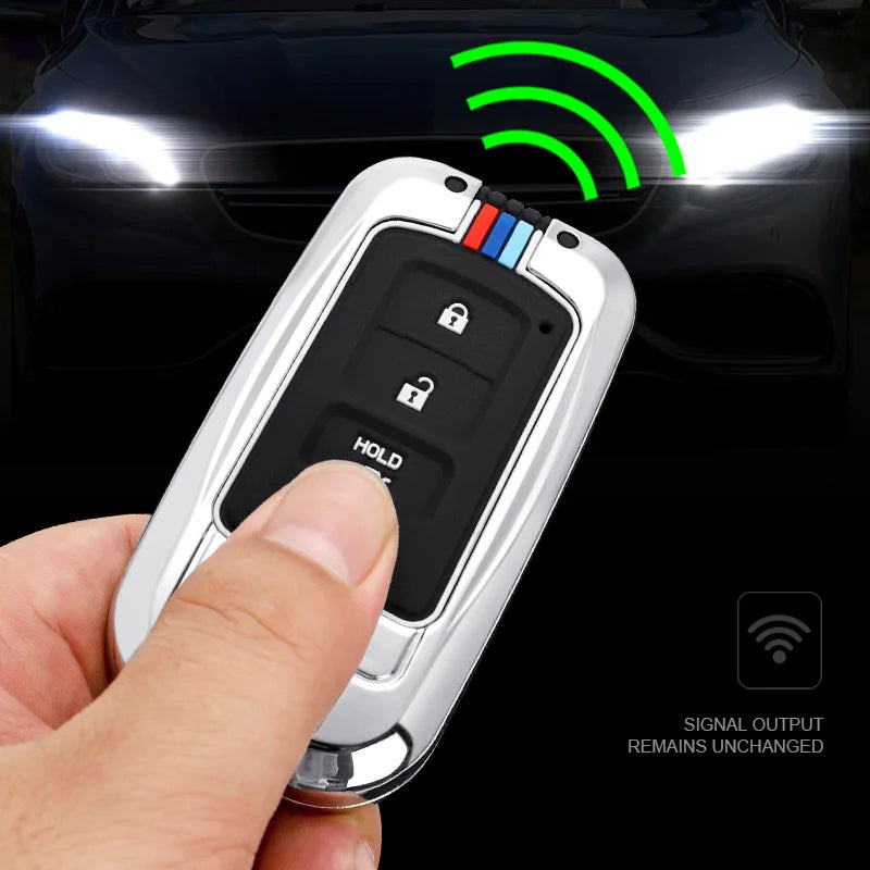 GPRGIT Zinc Alloy Remote Key Holder Protector Fob for Toyota Camry Corolla Avalon Rav4 Land Cruiser CHR Auris Car Accessories