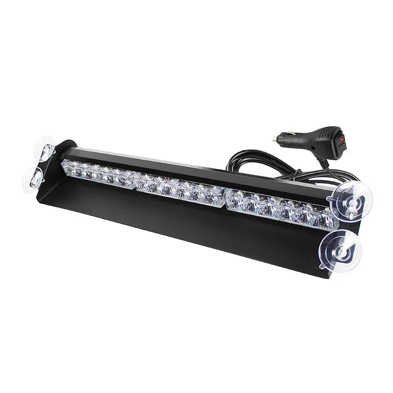 LED Front Rear Windshield Light Emergency Dash Strobe Lights Bar Traffic Advisor Safety Hazard Warning Flash Lights for Trucks