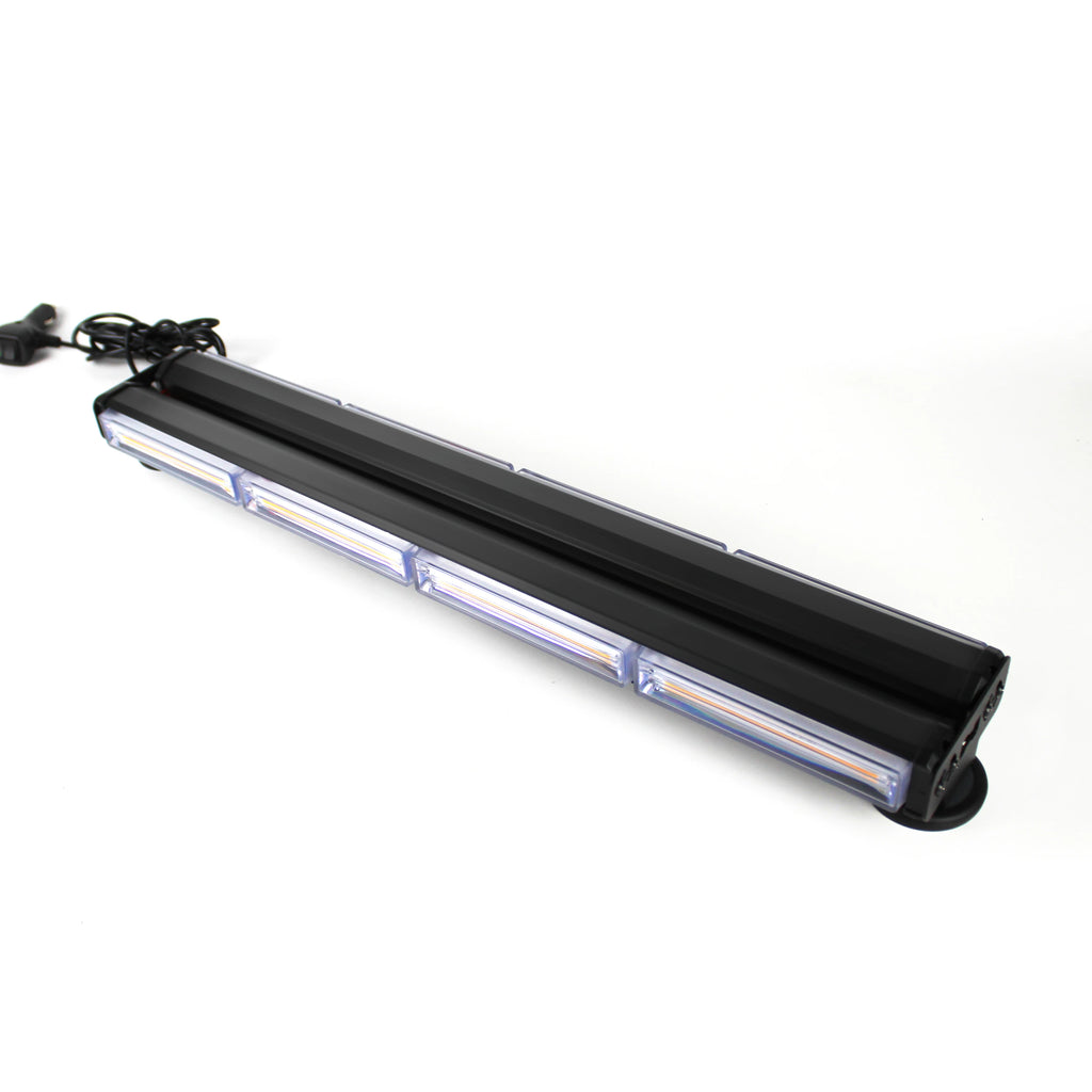 Two Sided COB Led Warning Light Bar Car Roof Top Hazard Flashing Lights Magnetic Emergency Strobe Light for Trucks 12V 24V