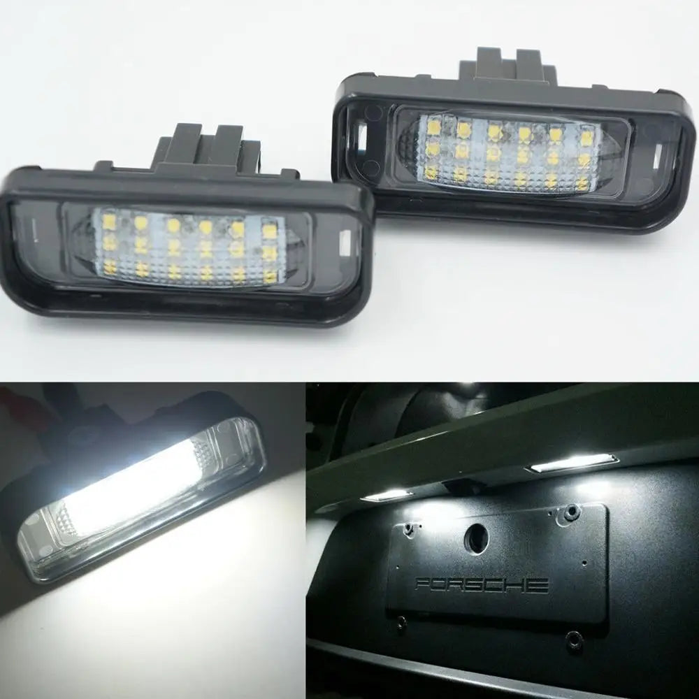 GPRGIT 18SMD LED License Plate Light for Mercedes-Benz W220 S-Class 12V 6000K
