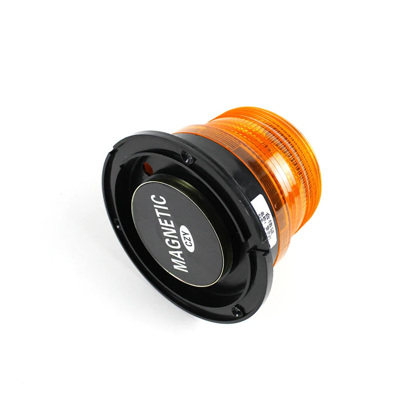 Solar Energy Amber Rotary Warning Lights Truck Strobe Led Roof Beacon Light Forklift Flashing Traffic Light