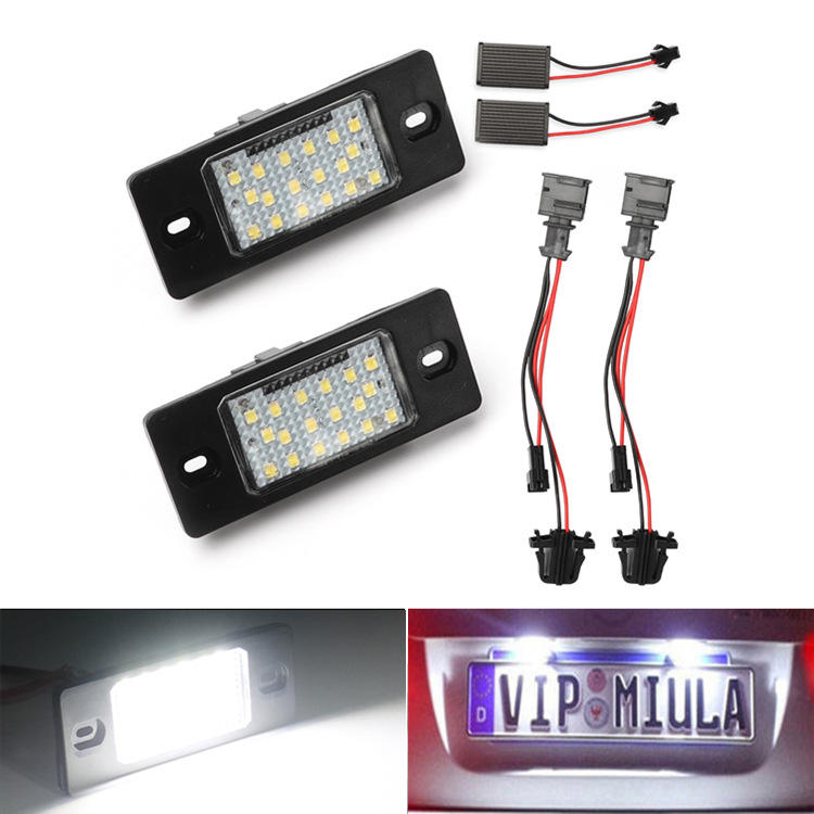 Suitable for Porsche Cayenne, Volkswagen Tiguan, Touareg LED License Plate Light