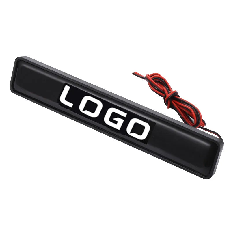 GPRGIT Car Logo LED Light Front Grille Emblem Decal Sticker Illuminated 12V