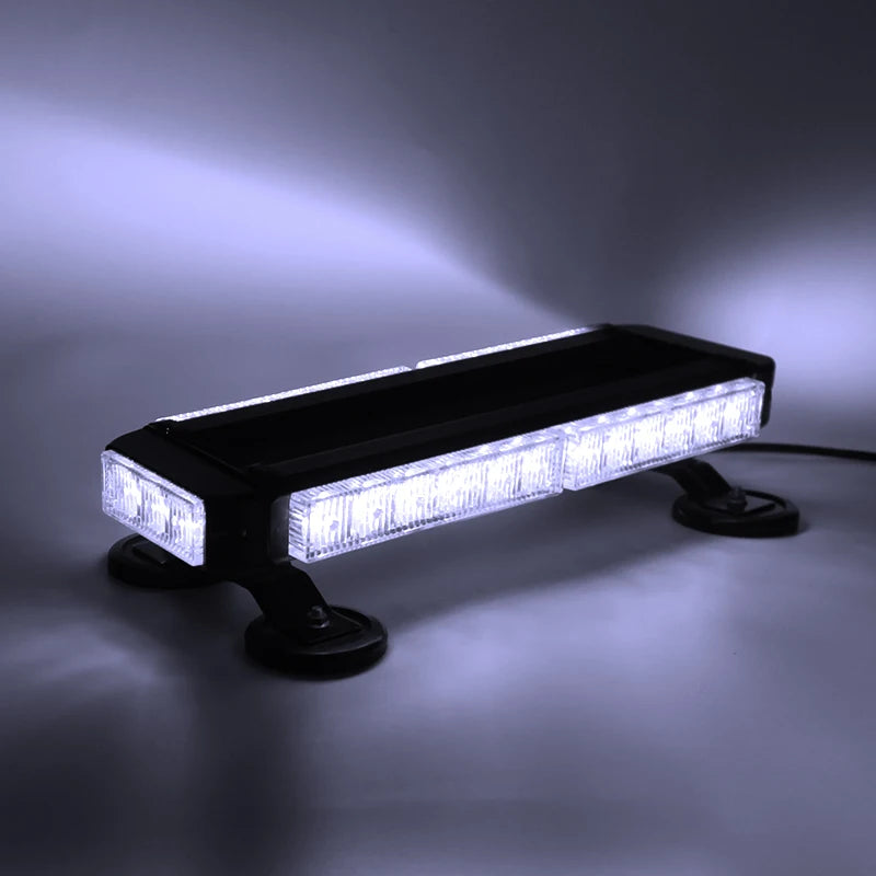 4 Sides Automotive LED Warning Light Bar Rooftop Strobe Light Bar Magnetic Flashing Emergency Lights for Truck Pickup 12V 24V