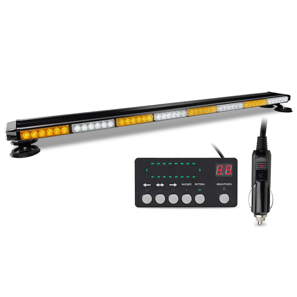 Remote Control Led Flashing Strobe Light Bar Car Emergency Warning Vehicle Roof Guiding Light Magnetic Stick Pole Ceiling Light