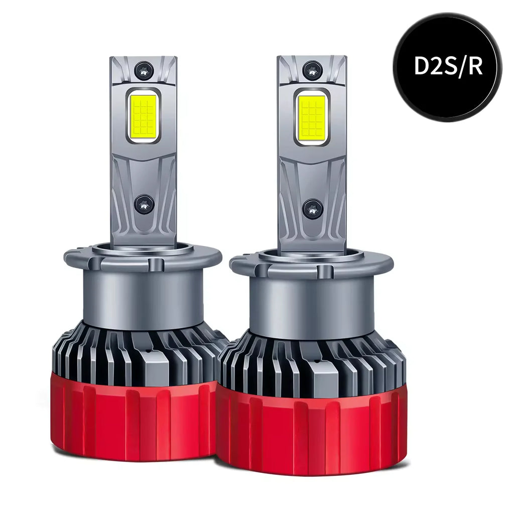 GPRGIT LED Headlights with 2 Copper Tube D1S D2S/R D3S D4S/R D-Series 100W