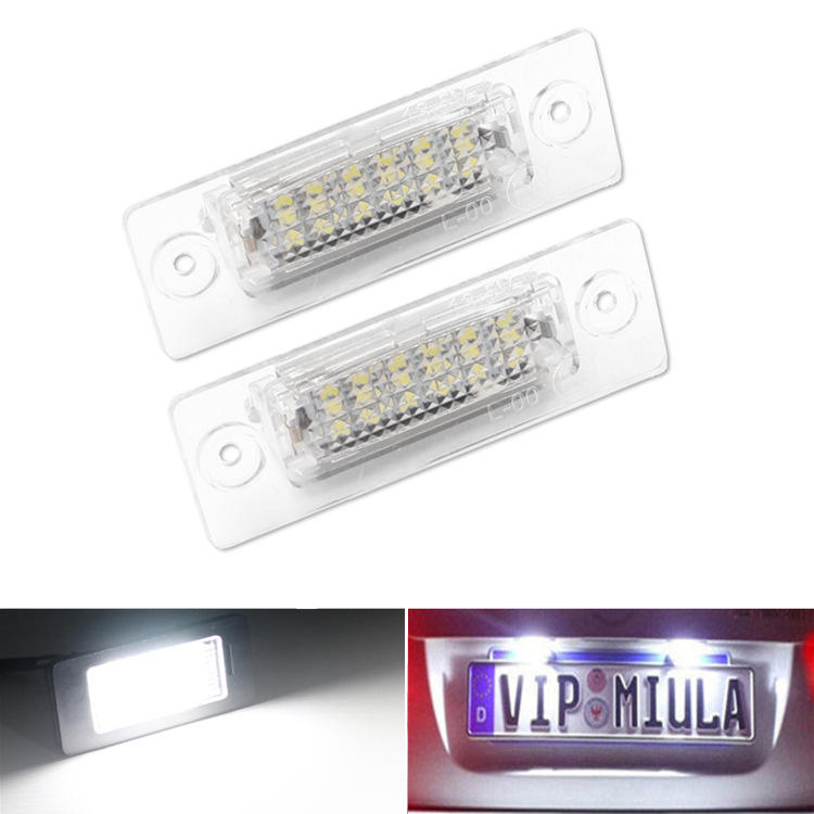 Suitable for Volkswagen VW License Plate Light T5 LED — for Touran/Passat/Caddy