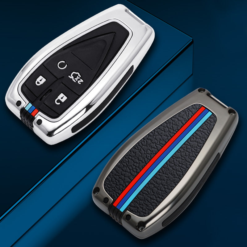GPRGIT Zinc Alloy Car Remote Key Case Full Cover for Changan CS35PLUS CS55PLUS CS75PLUS 2019 2020 3/4/5 Buttons Key Shell Accessories