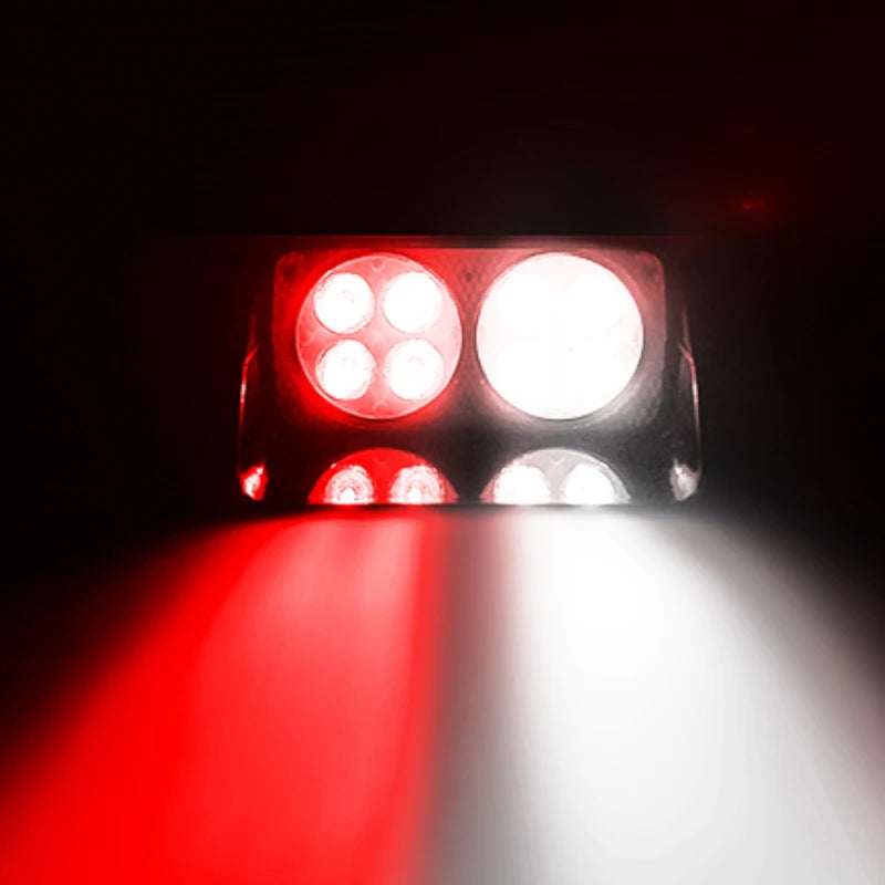 New Car Windshield S8 LED Warning Light Red Blue Strobe Lights Emergency Suction Cup 12V IP65 Waterproof Universal Fitment