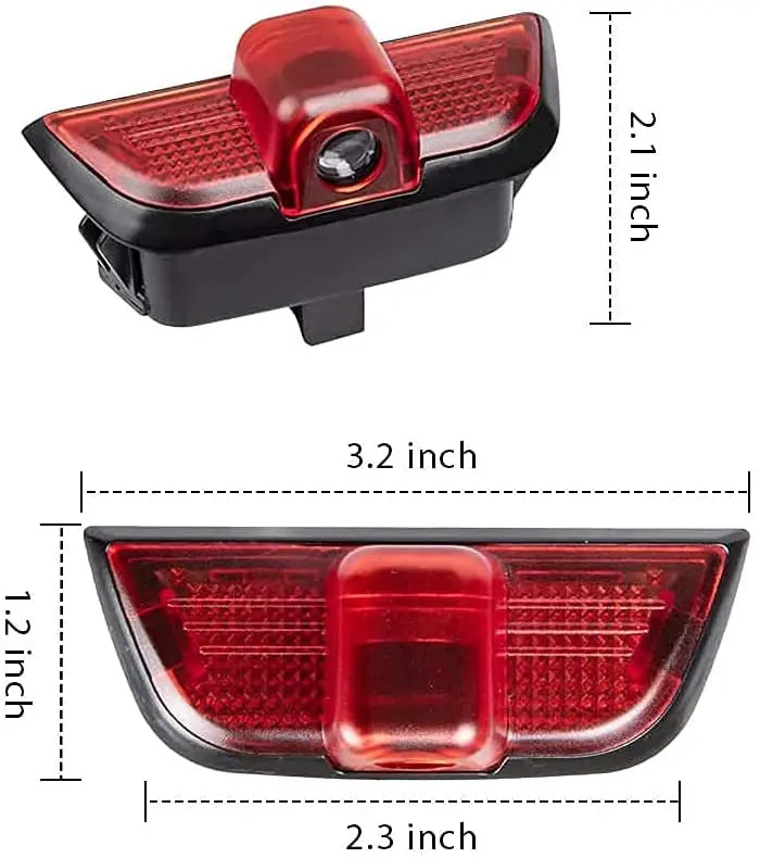 GPRGIT Mercedes Benz C Class C200 C220 C300 C63 C450 C40 W204 Car Door Welcome Logo Light Safety LED Lamp Auto Decorative