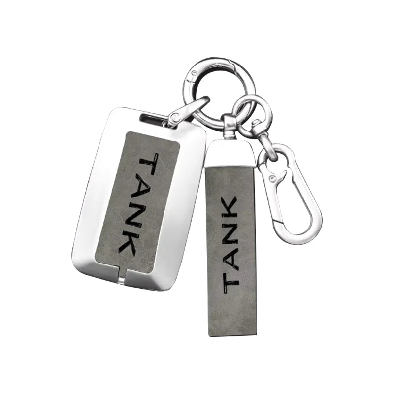 GPRGIT Zinc Alloy Car Remote Key Cover Case for Great Wall GWM WEY TANK 300 500 Tank300 Tank500