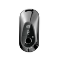 GPRGIT Car Logo Key Case for Mercedes Benz C S Class W223 W206 S260L S350L S400L S450L S500L Maybach S480 S580 2020 2021 2022