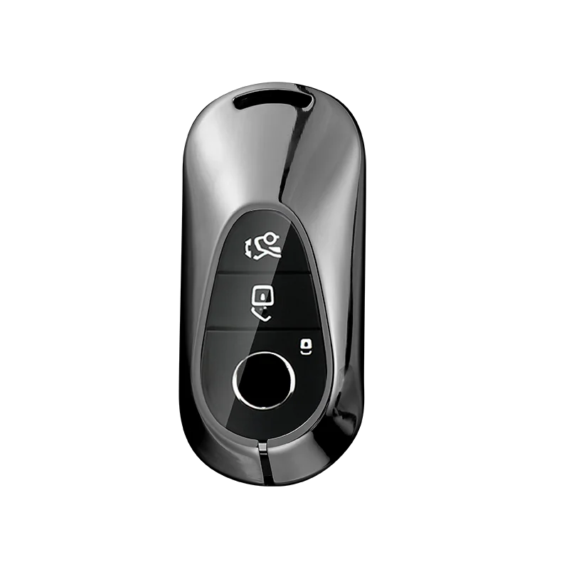 GPRGIT Car Logo Key Case for Mercedes Benz C S Class W223 W206 S260L S350L S400L S450L S500L Maybach S480 S580 2020 2021 2022